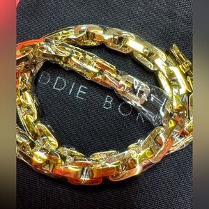 Eddie Borgia Gold Chunky Chain sealed in plastic